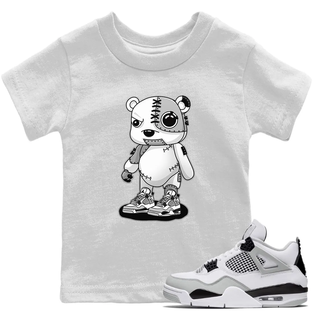 - Bear Air Kids Jordan Cyborg 4 Black Military Special edition sale Timely delivery Tops