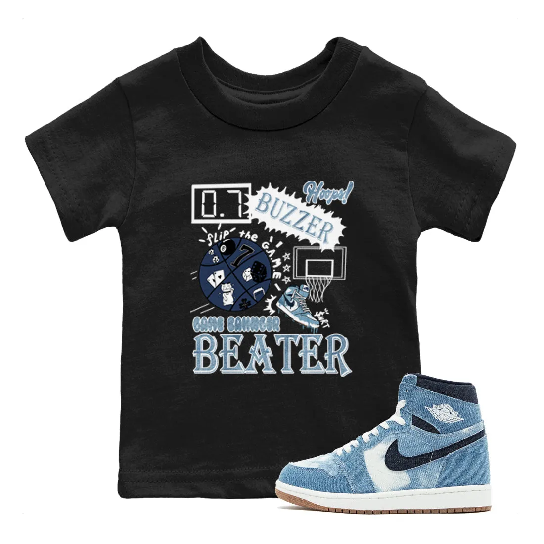 1 Kids Sneaker Game - 2024 Tees Denim Changer SNRT Specialty items Jordan Air Ergonomic