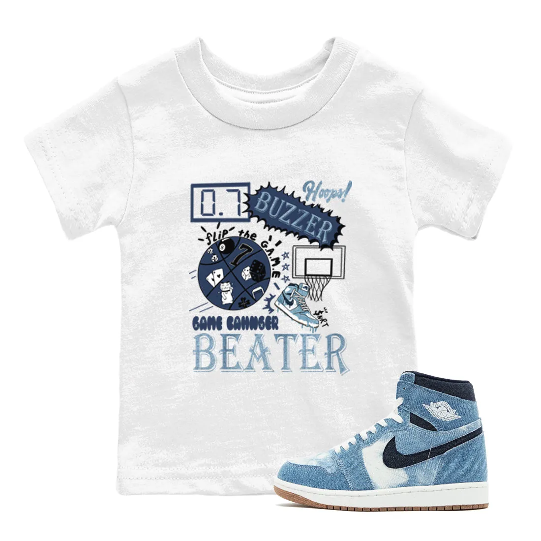 1 Kids Sneaker Game - 2024 Tees Denim Changer SNRT Specialty items Jordan Air Ergonomic