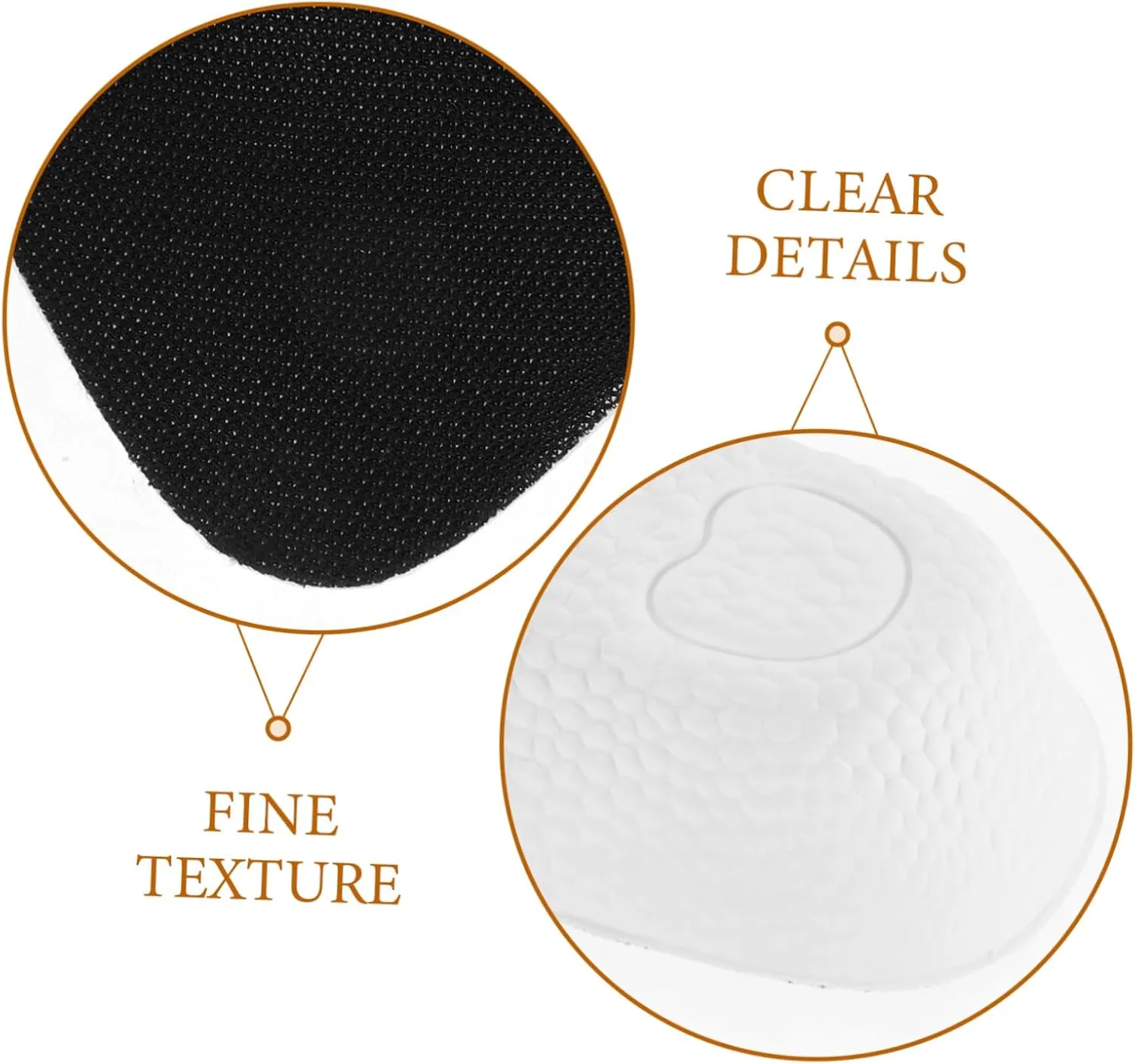 1 Pair Height Increase Insoles for Men and Women Invisible Shoe Pads Shock Absorbing Heel Cushions for Casual Formal Use Durable Easy to Clean Comfort Inserts