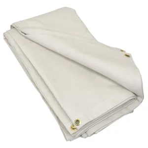 15-oz Canvas Pack Tarp - Hemmed with Grommets 7 ft x 7 ft