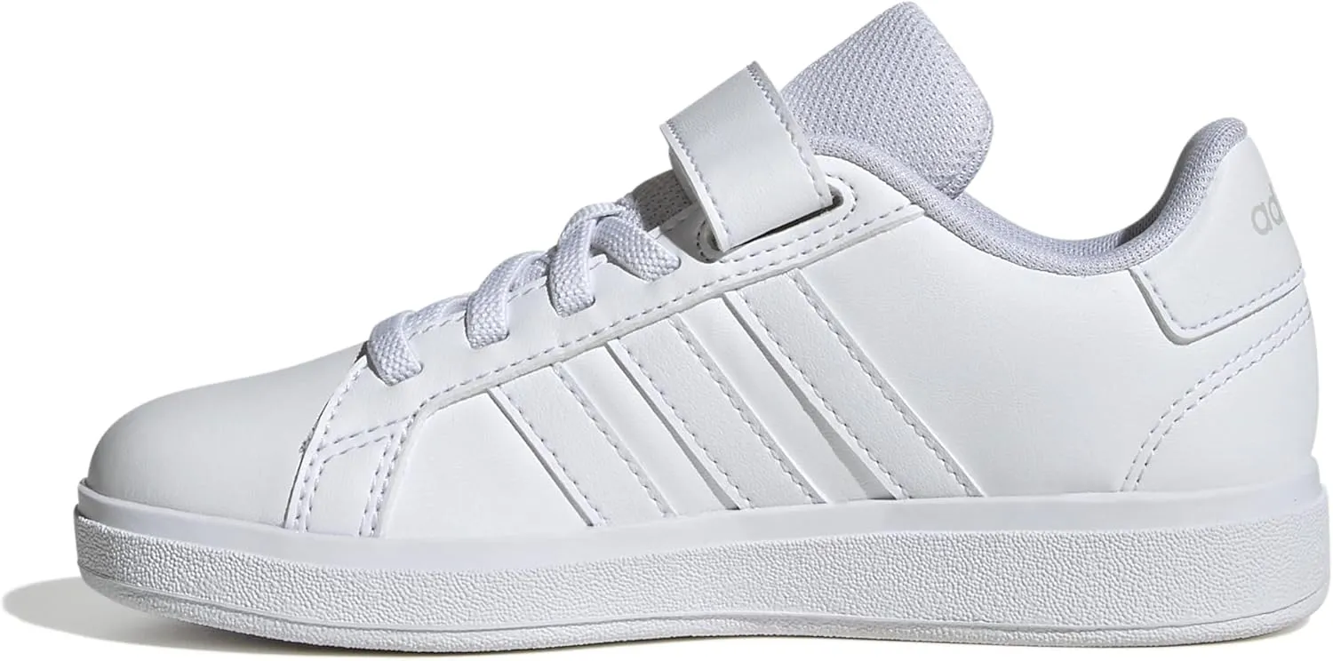 adidas Grand Court 2.0 Kids Sneaker for Unisex-Child, White, 22.0 cm