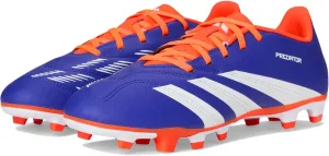 adidas Unisex Predator Club Flexible Ground Soccer Cleats Sneaker, Lucid Blue/White/Solar Red, 10 US Men
