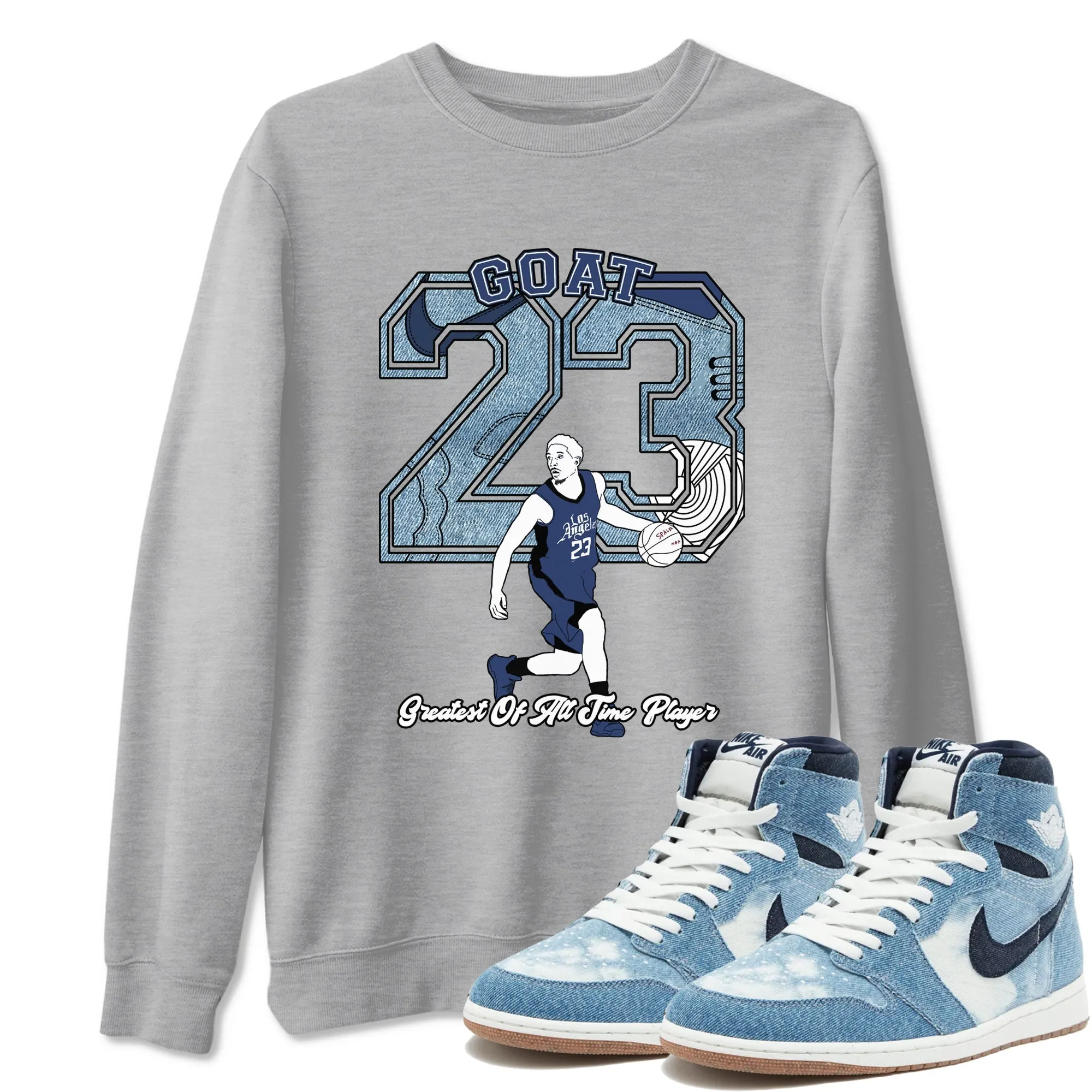 Air Jordan Sneaker SNRT 1 - Denim Running out fast Tees 2024 Summer special Player Goat