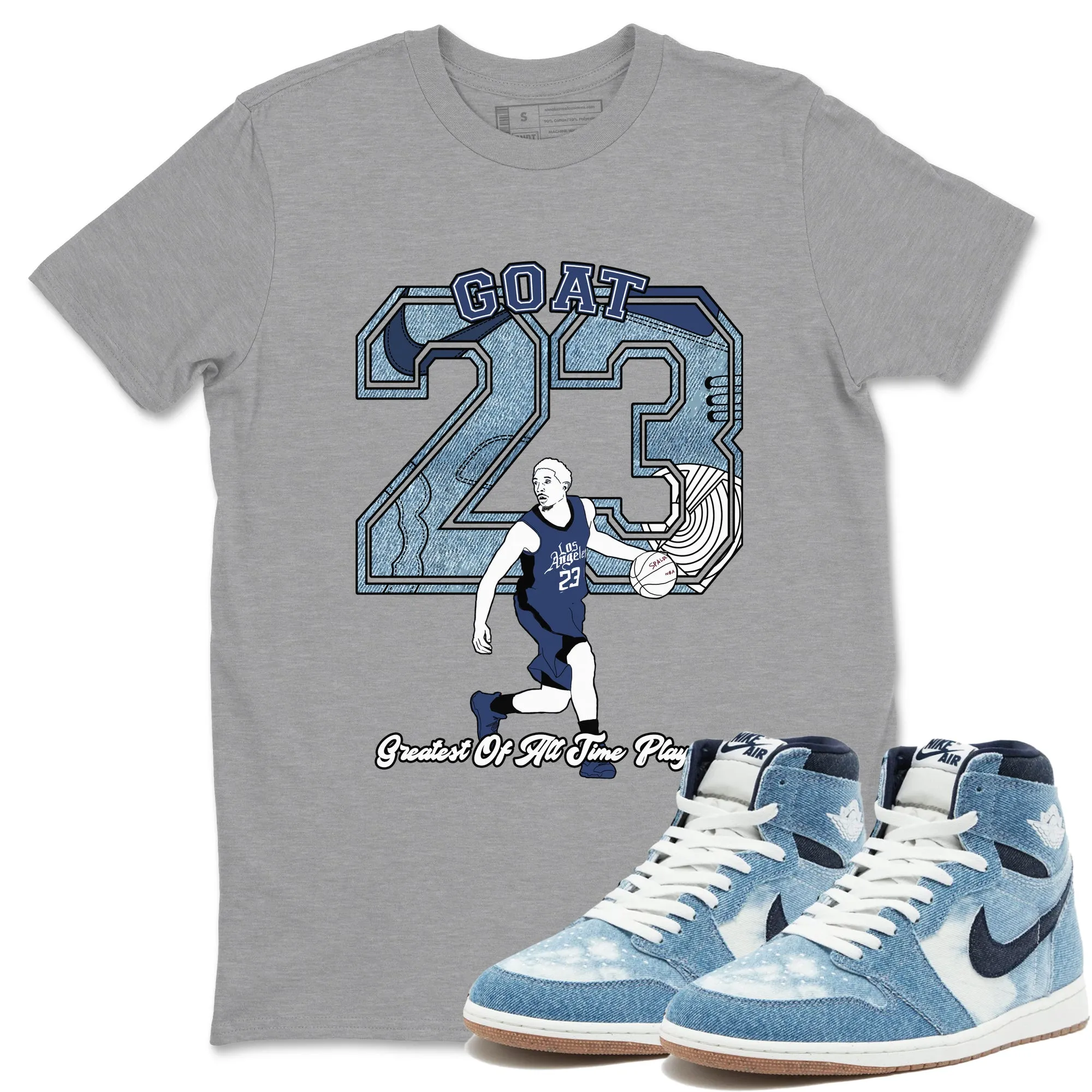 Air Jordan Sneaker SNRT 1 - Denim Running out fast Tees 2024 Summer special Player Goat