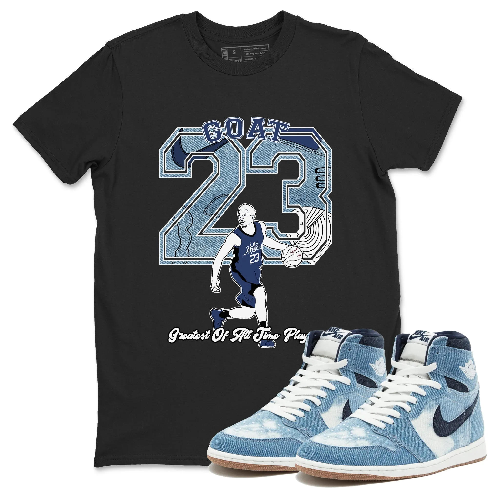 Air Jordan Sneaker SNRT 1 - Denim Running out fast Tees 2024 Summer special Player Goat