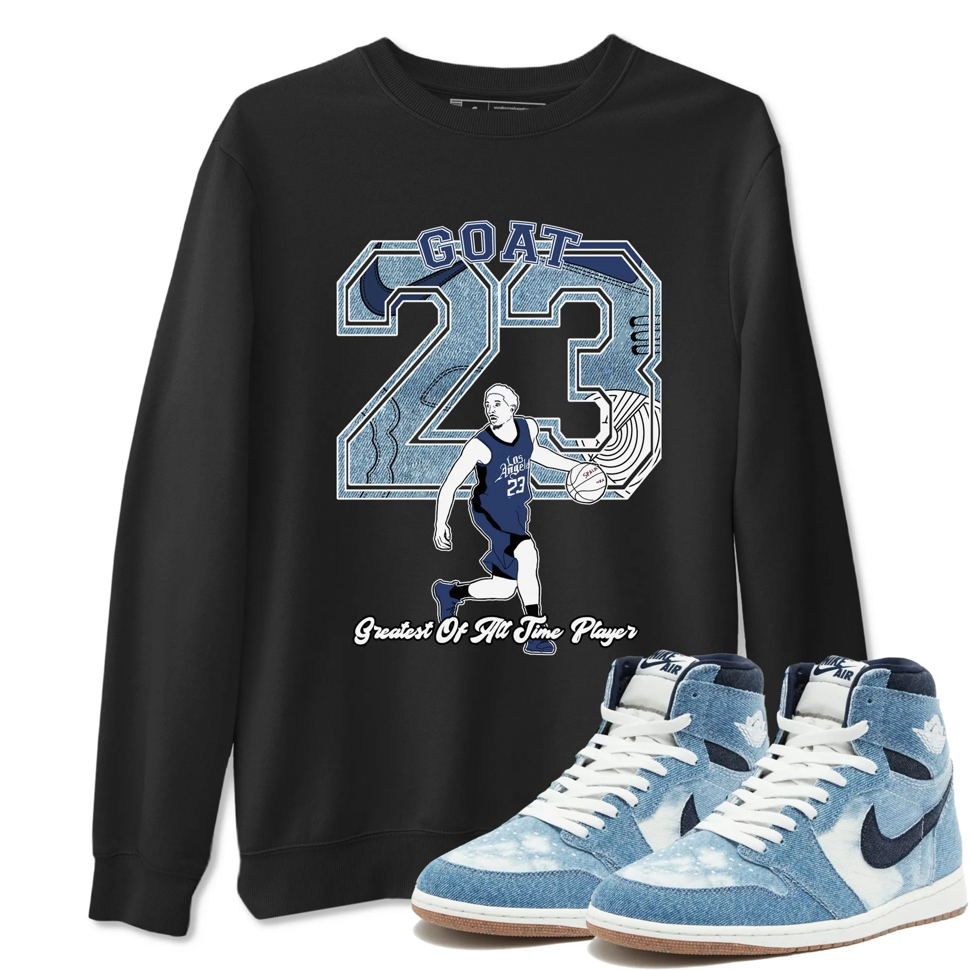 Air Jordan Sneaker SNRT 1 - Denim Running out fast Tees 2024 Summer special Player Goat