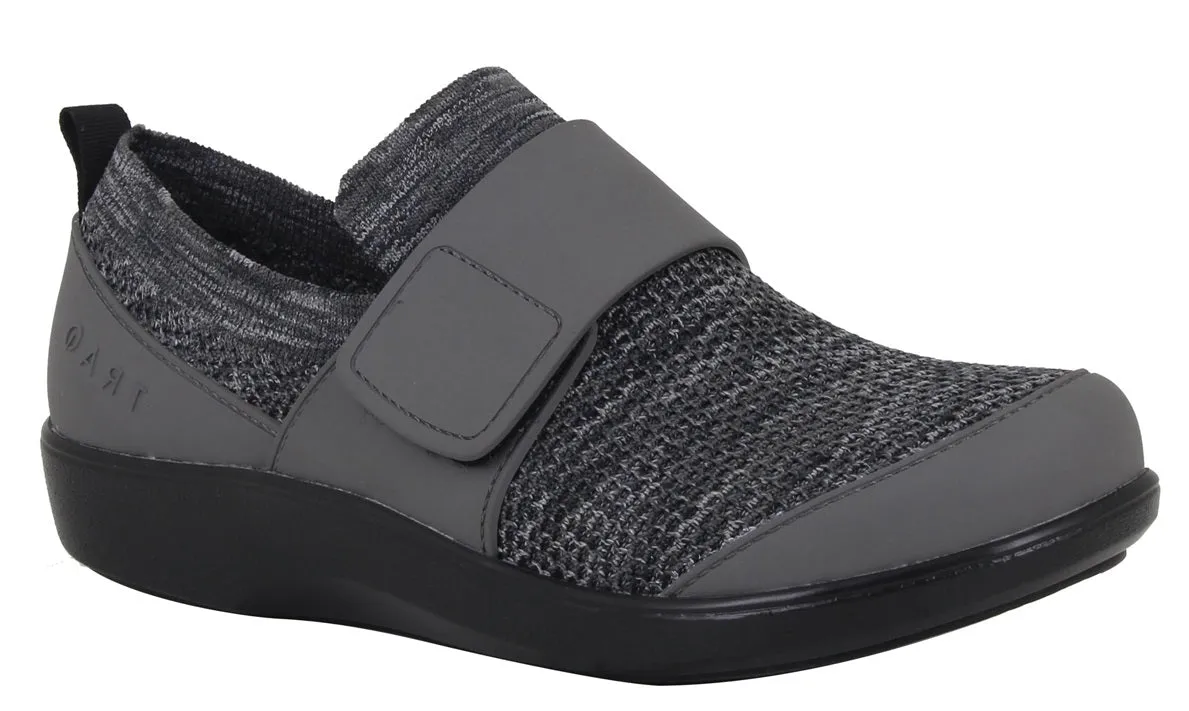Alegria Traq Charcoal Qwik Womens Comfort Shoes QWIK
