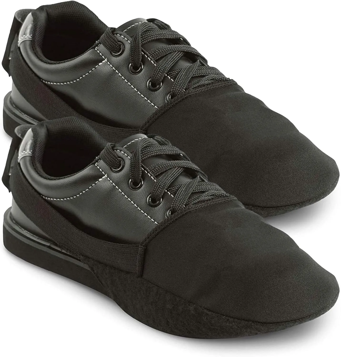 Alley Cats Dancing & Bowling Shoe Sliders 2 Pack / 1 Pair of Adjustable Sole Slide Sock Covers | One Size Fits Most Men & Women | Elastic Band Creates Size Adaptations | Perfect Bowler Accessories
