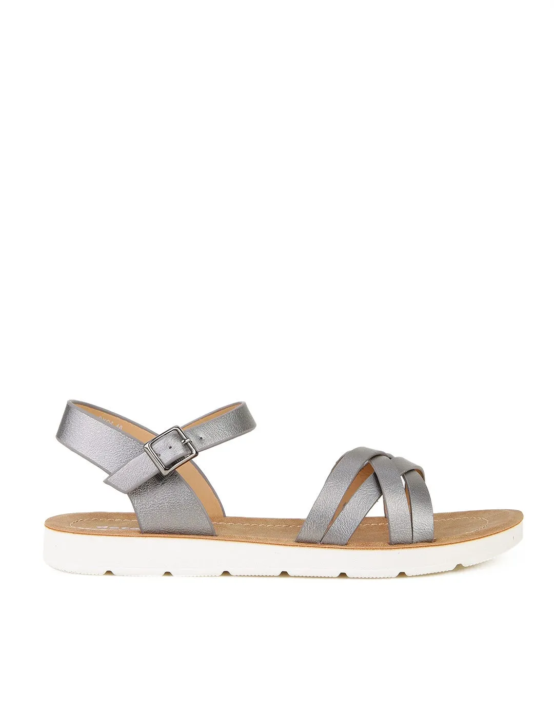 ANKLE STRAP SANDALS