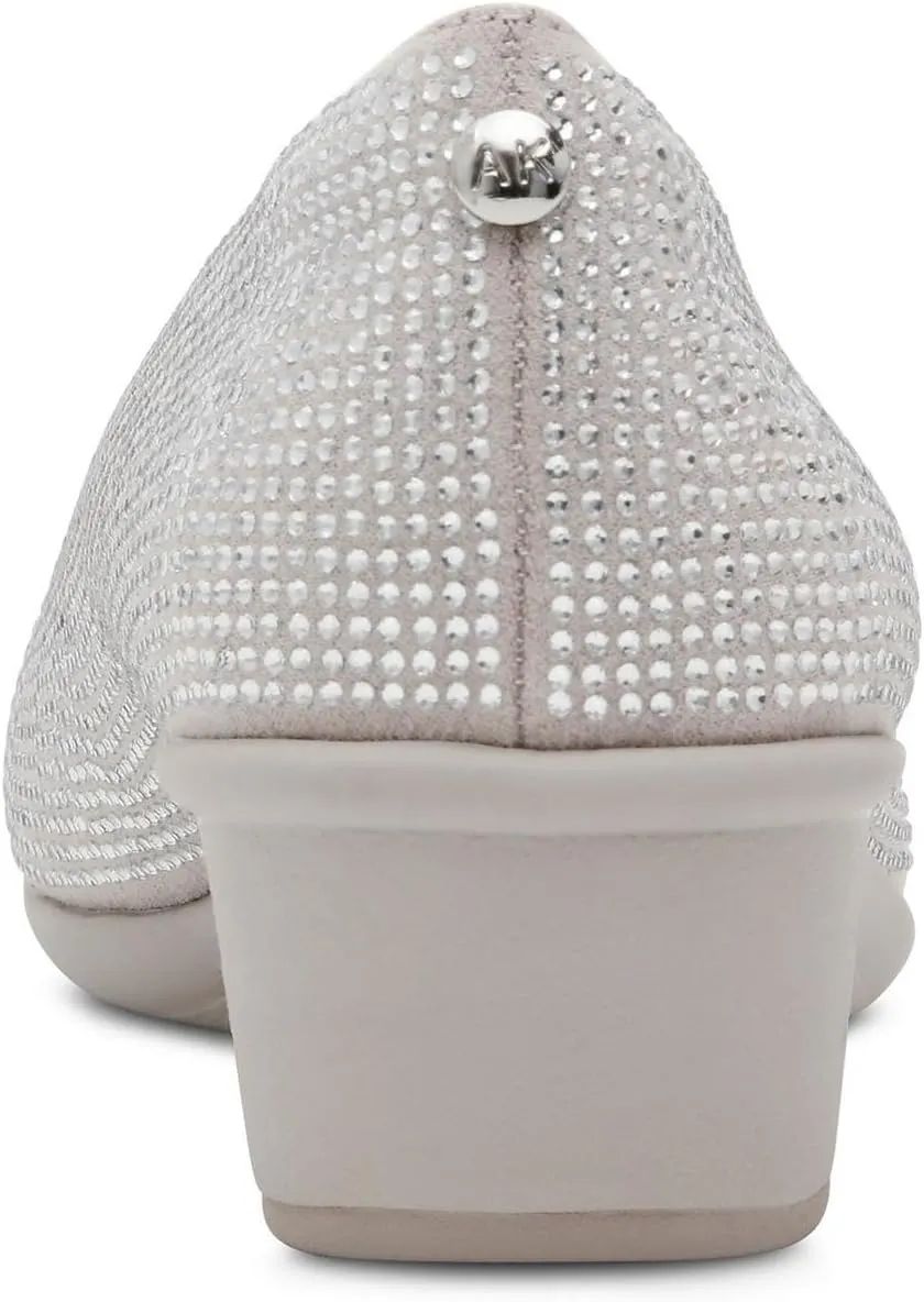 Anne Klein Womens Embellished Wedge Heels