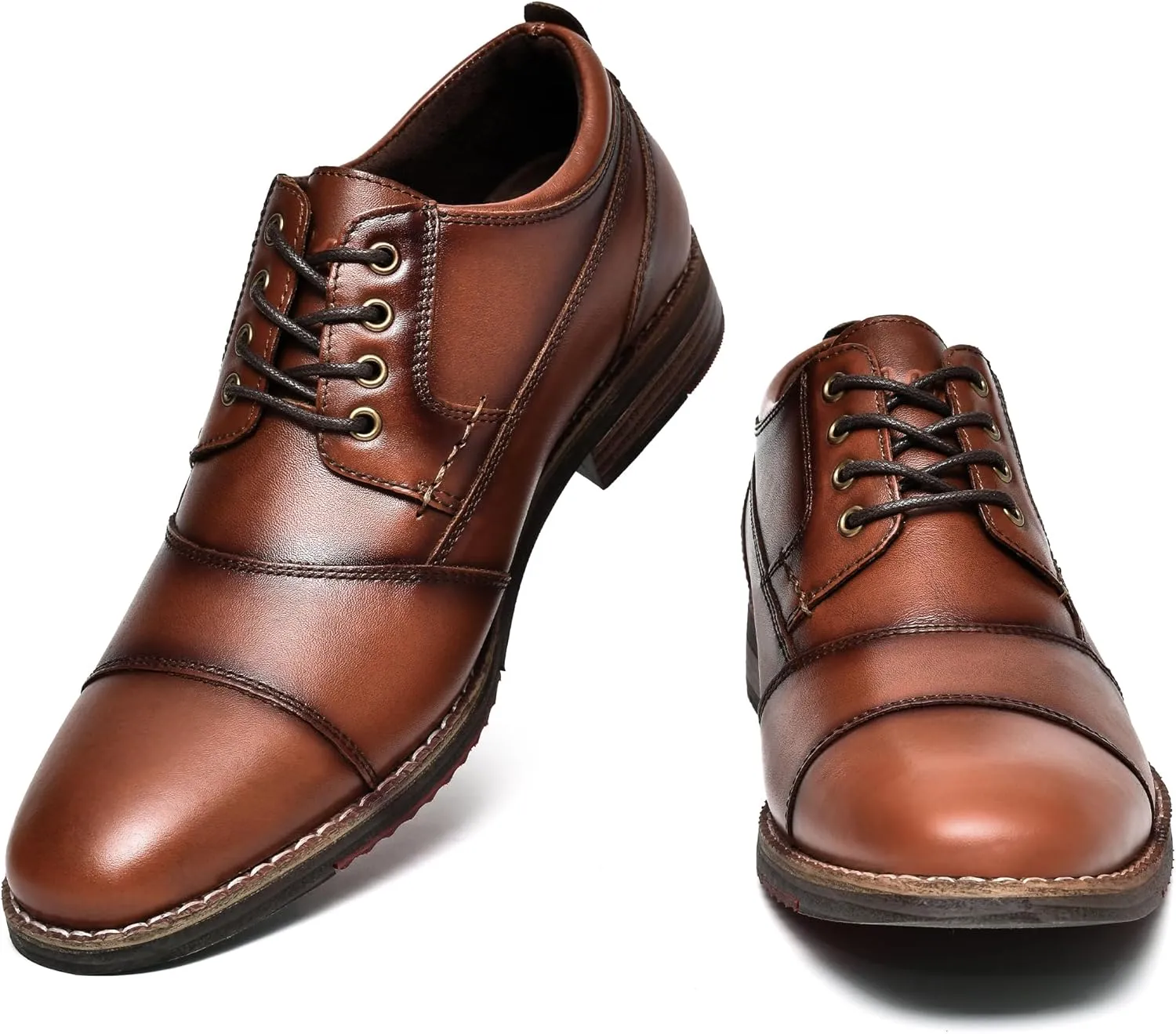 Arkbird Men's Leather Oxford Dress Shoes Stylish Formal Business Shoe for Men