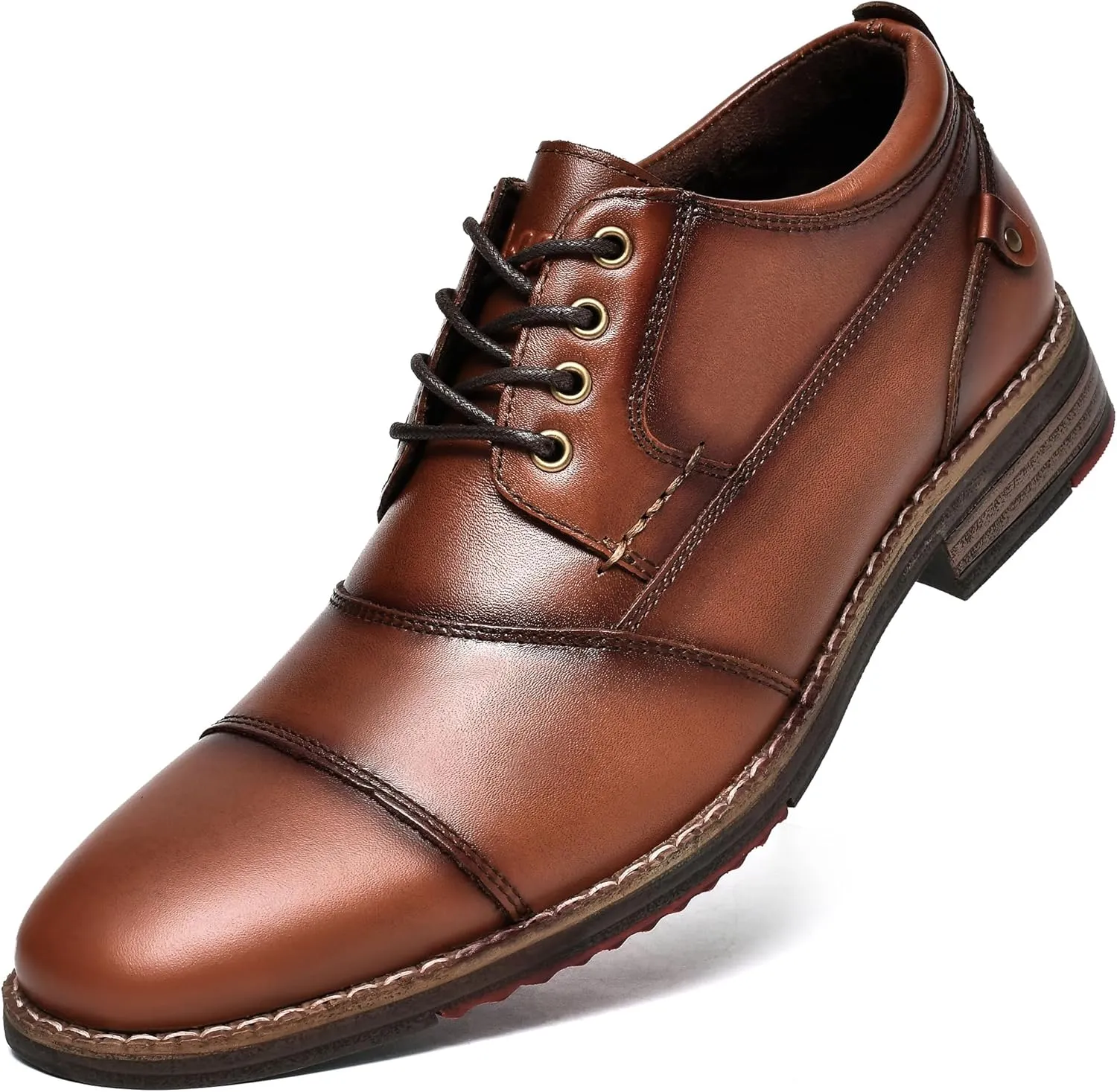 Arkbird Men's Leather Oxford Dress Shoes Stylish Formal Business Shoe for Men