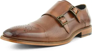 Asher Green AG1101 - Men's Dress Shoes, Formal Men's Shoes - Genuine Calf Leather Double Monk Strap