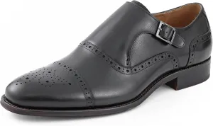 Asher Green AG1101 - Men's Dress Shoes, Formal Men's Shoes - Genuine Calf Leather Double Monk Strap