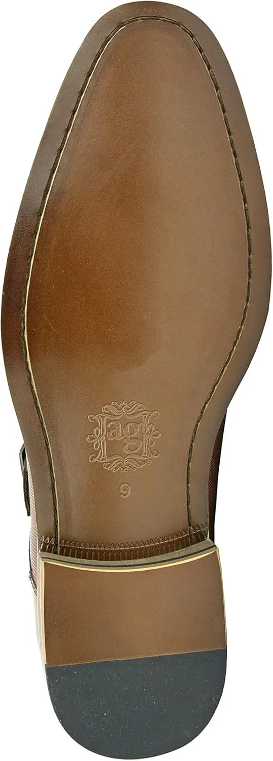 Asher Green AG1101 - Men's Dress Shoes, Formal Men's Shoes - Genuine Calf Leather Double Monk Strap
