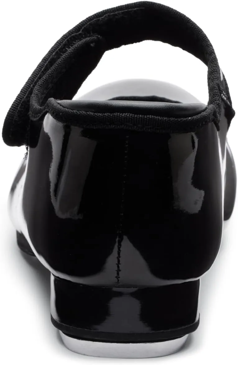 Balera No-Tie Patent Tap Shoe for Girls Perfect for Dance