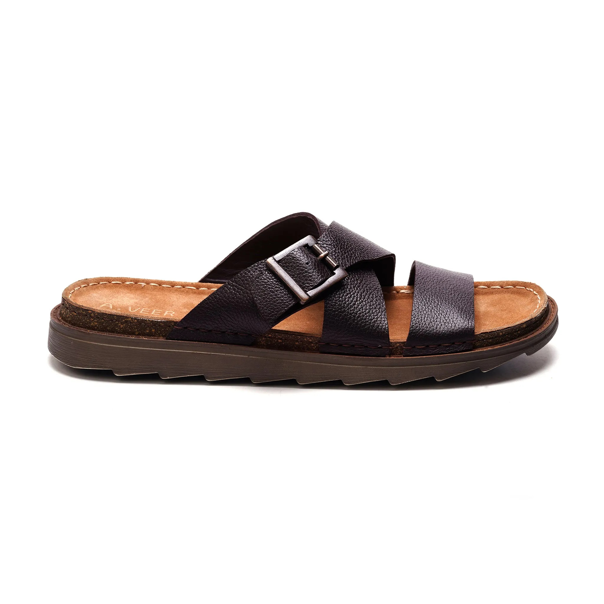 Baliya One Strap Sandal // Brown