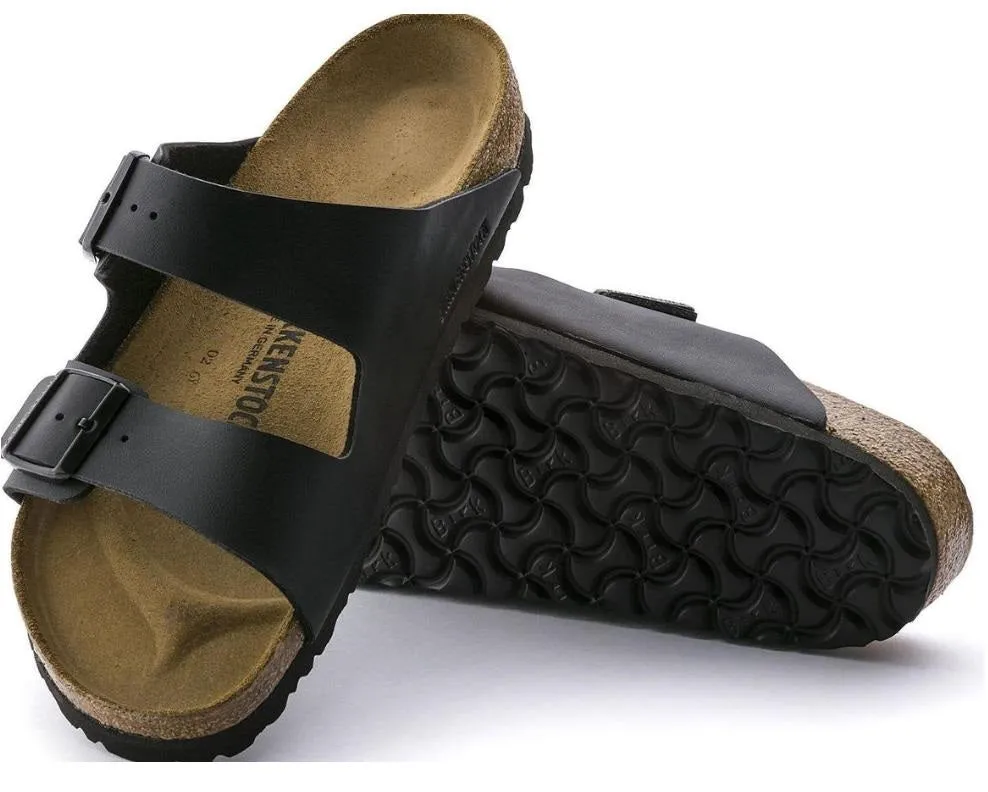 BIRKENSTOCK ARIZONA BIRKO FLOR (REGULAR) BLACK