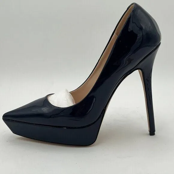 Black Women’s Classic Pumps Platform High Stiletto Heel Pointed Toe Slip On Shoe