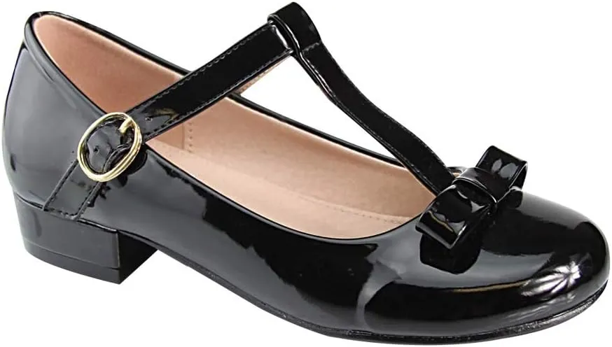 Blue Lemon Girl's Mary Jane Sandal with Little Bow