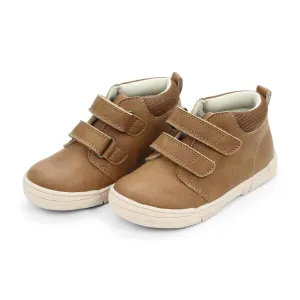 Boys Otis Mid Top Sneaker - Chestnut