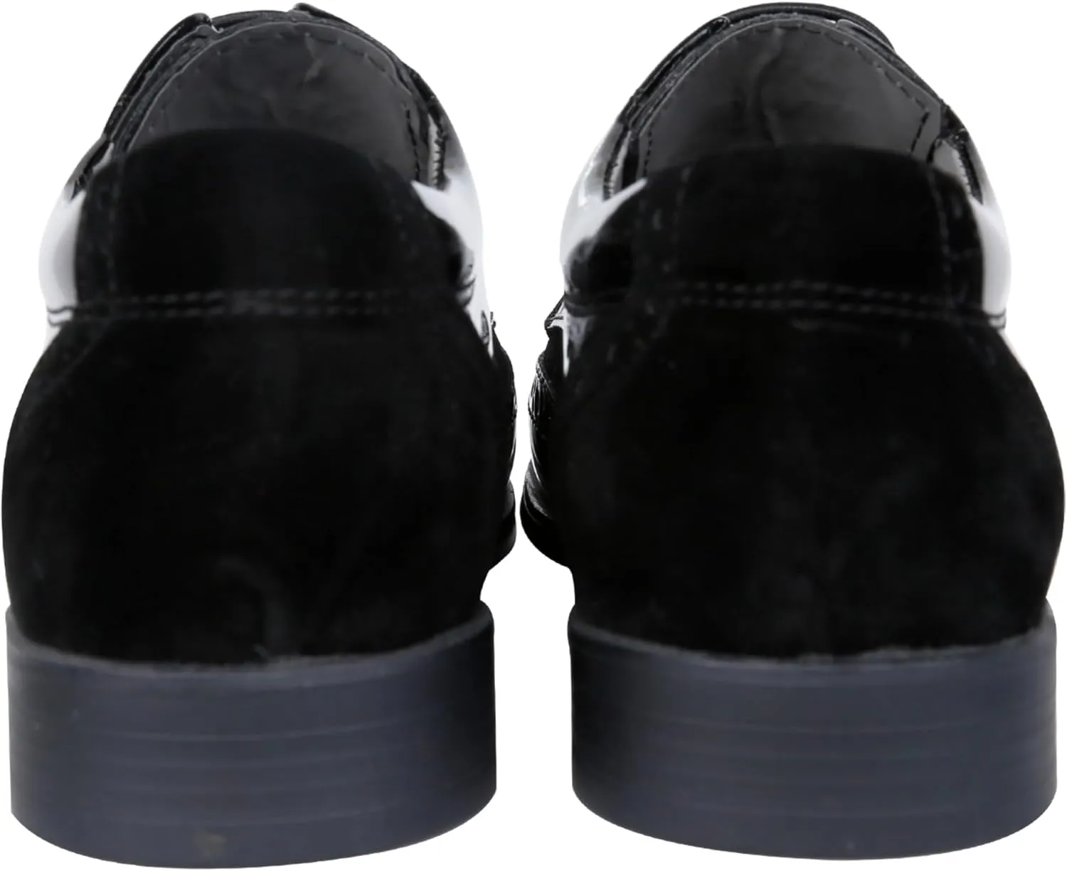 Boys Suede Patent Dress Shoes Lace Up Brogue Formal Wedding Footwear