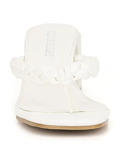 Braid-Strap Heel Sandal
