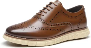 Bruno Marc Men's Crossflex Dress Sneakers Casual Oxford Formal Shoes