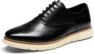 Bruno Marc Men's Crossflex Dress Sneakers Casual Oxford Formal Shoes