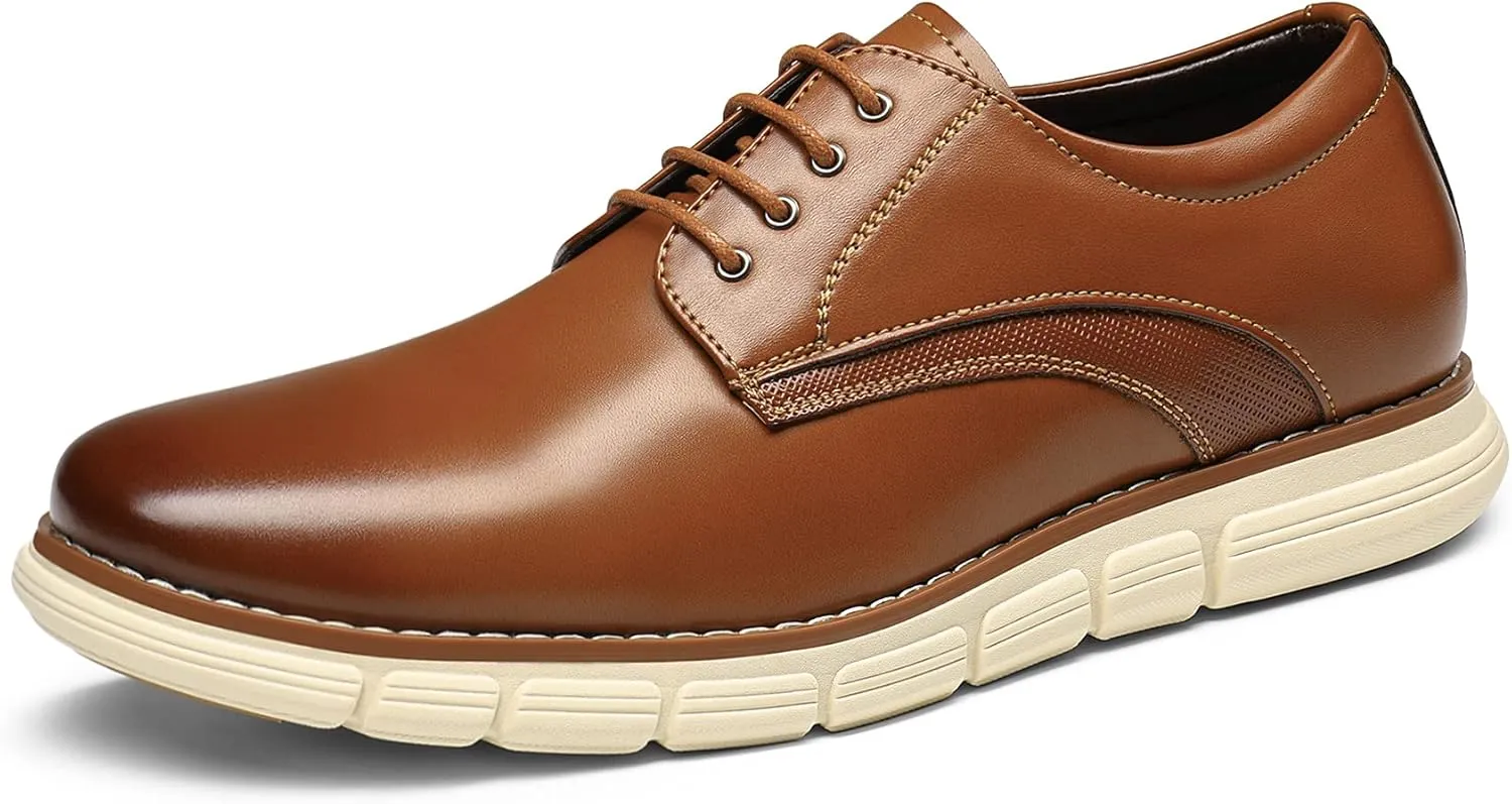 Bruno Marc Men's Crossflex Dress Sneakers Casual Oxford Formal Shoes