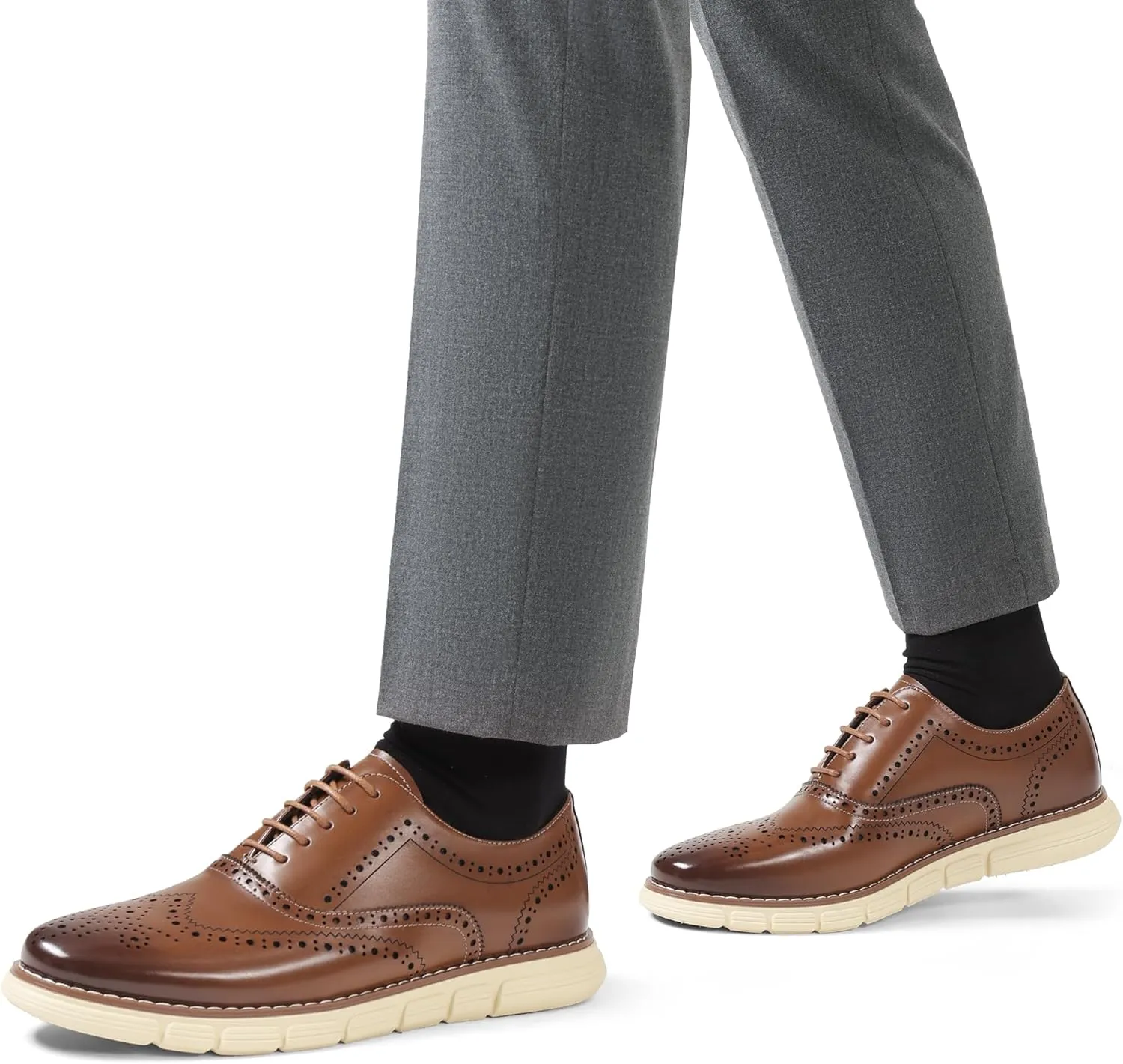 Bruno Marc Men's Crossflex Dress Sneakers Casual Oxford Formal Shoes