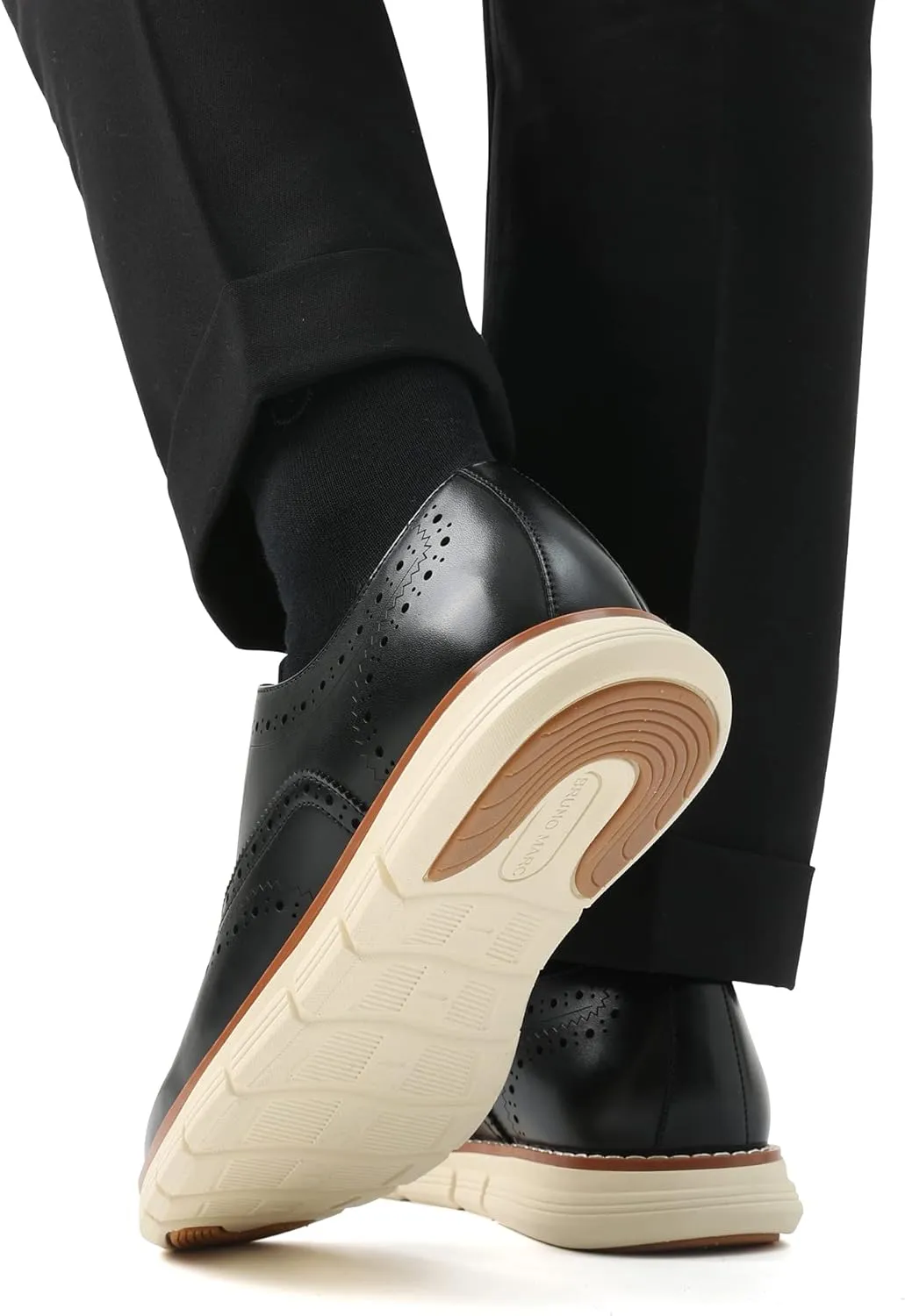 Bruno Marc Men's Crossflex Dress Sneakers Casual Oxford Formal Shoes