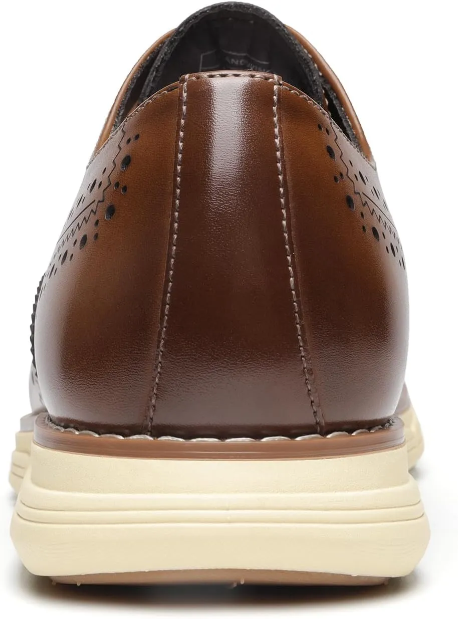 Bruno Marc Men's Crossflex Dress Sneakers Casual Oxford Formal Shoes