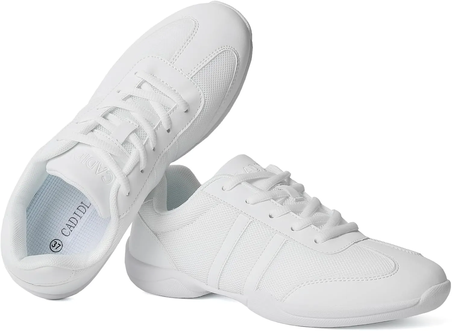 CADIDL Cheer Shoes Women White Cheerleading Dance Shoes