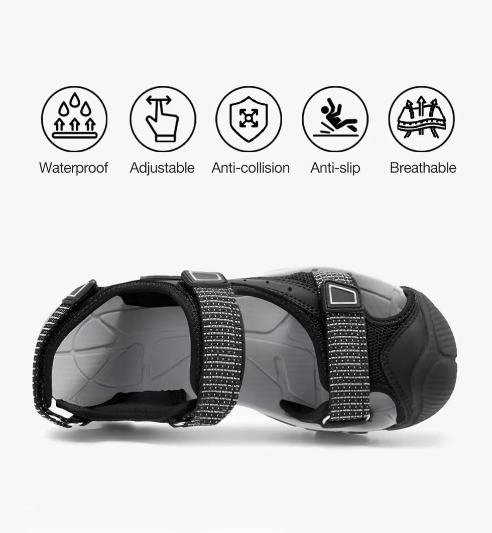 CAMEL CROWN Women's Hiking Sandals Waterproof Closed Toe Water Sandals Comfort Adjustable Athletic Outdoor Sandals for Summer Beach Hiker Trekking Camping