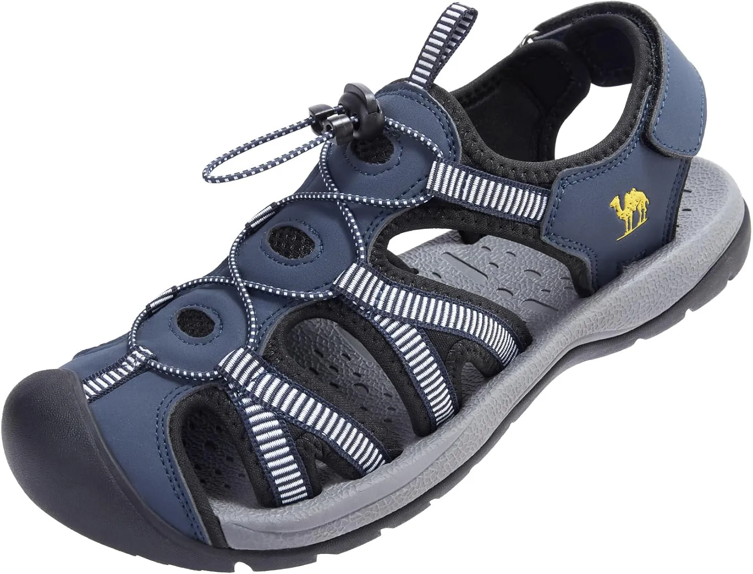 CAMELSPORTS Men's Hiking Sandals Closed Toe Outdoor Beach Sandal Waterproof Sport Fisherman Sandals Water Shoes
