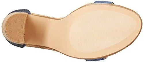Carsonc Dress Sandal Denim Fabric 8 M Us
