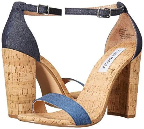 Carsonc Dress Sandal Denim Fabric 8 M Us