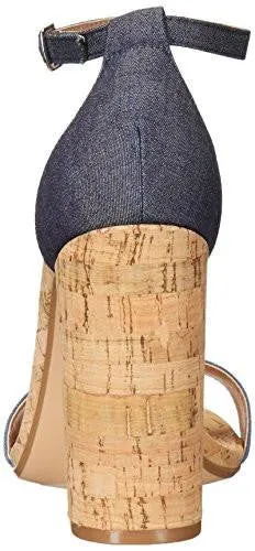 Carsonc Dress Sandal Denim Fabric 8 M Us