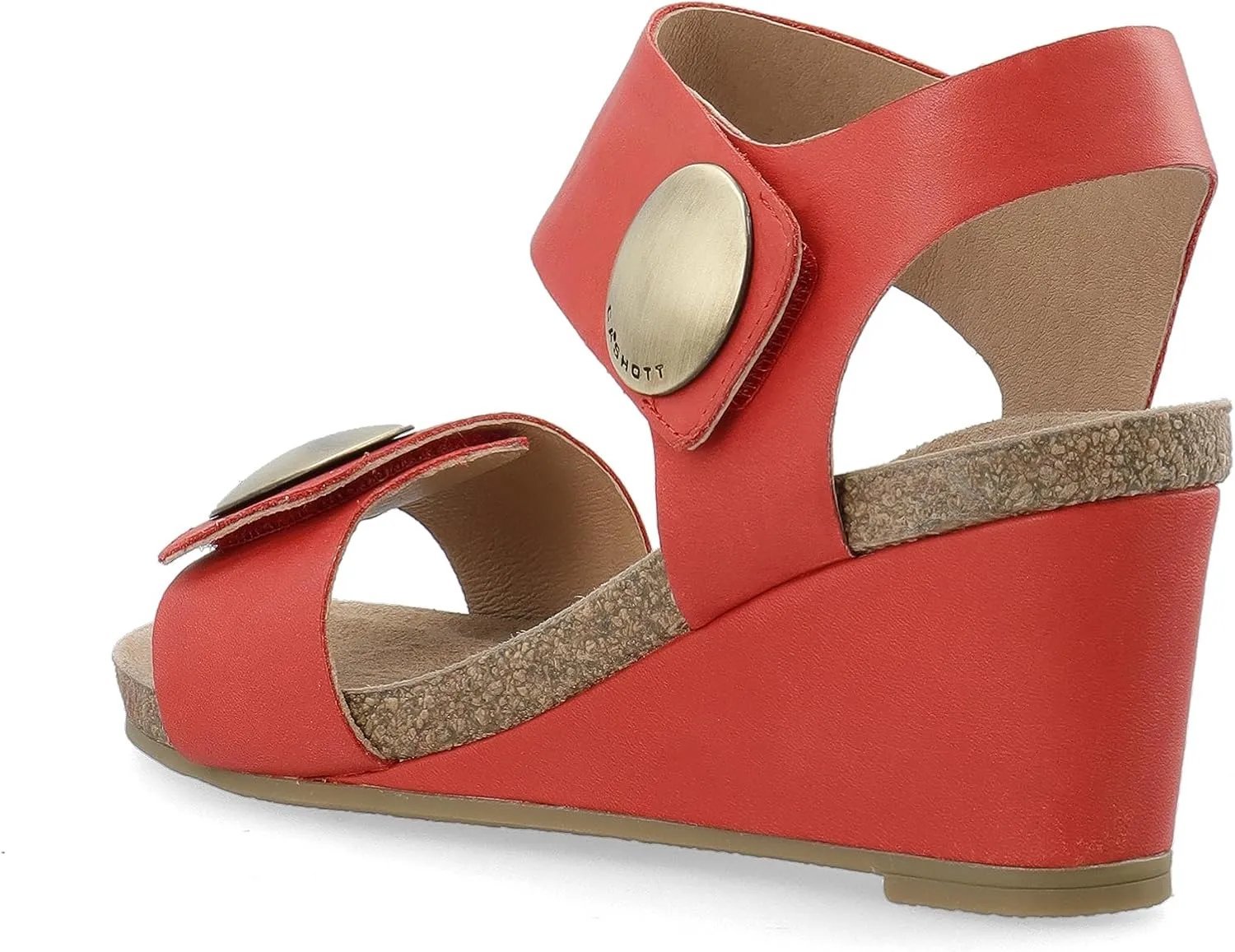 CA'SHOTT A/S Women's Ankle-Strap Wedge Sandal