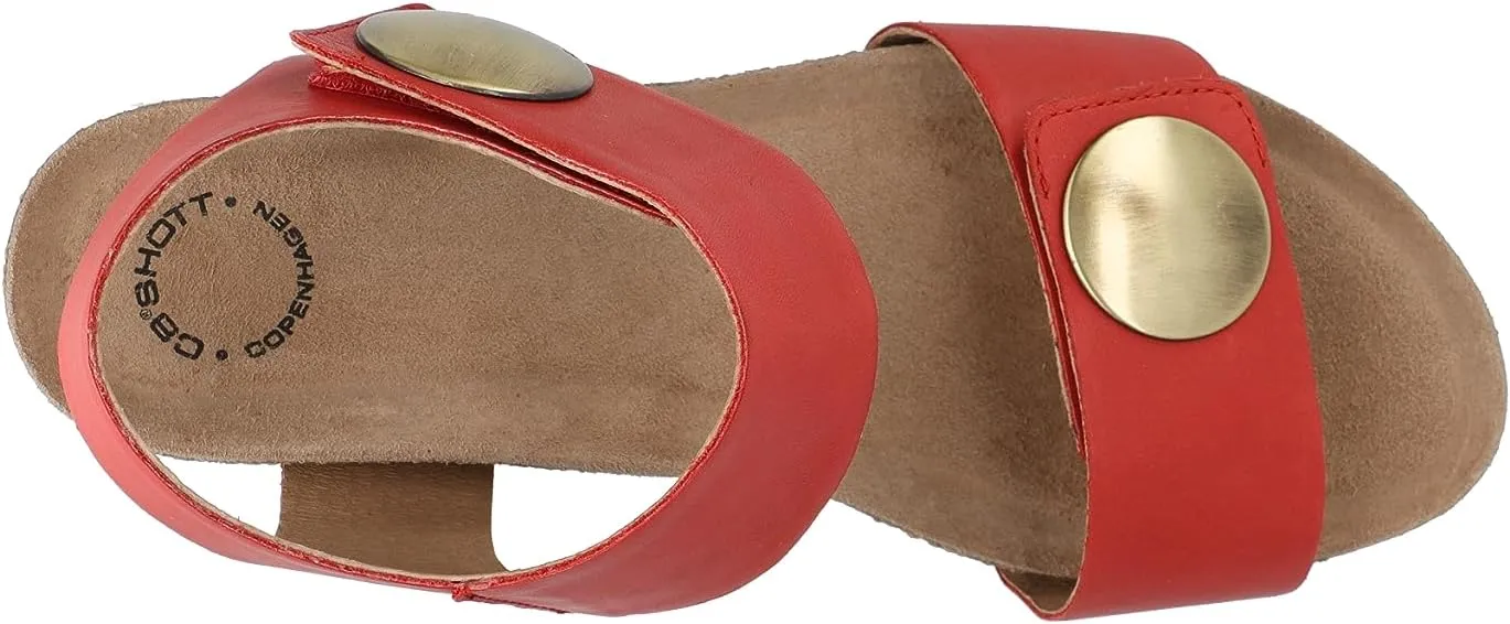 CA'SHOTT A/S Women's Ankle-Strap Wedge Sandal