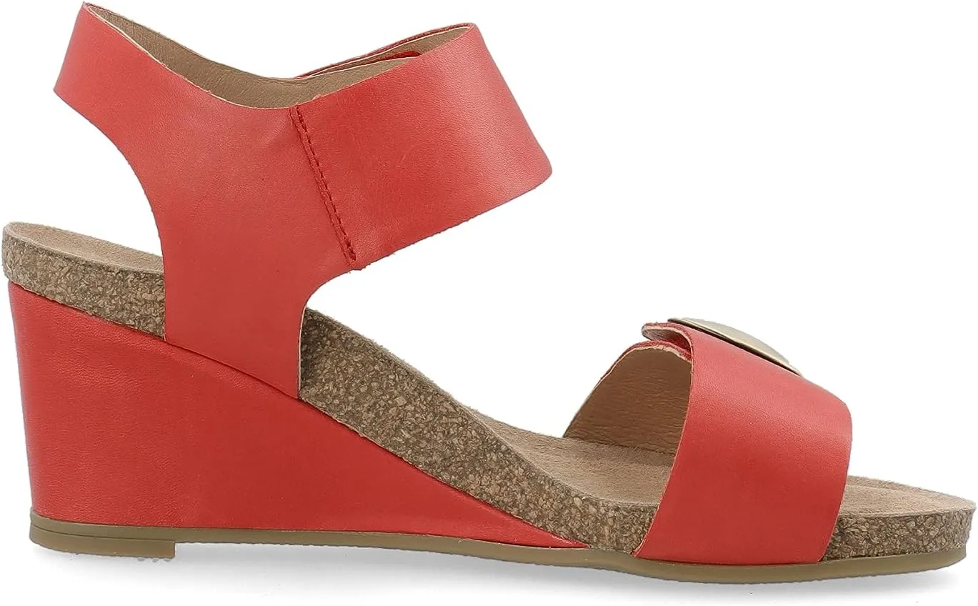 CA'SHOTT A/S Women's Ankle-Strap Wedge Sandal
