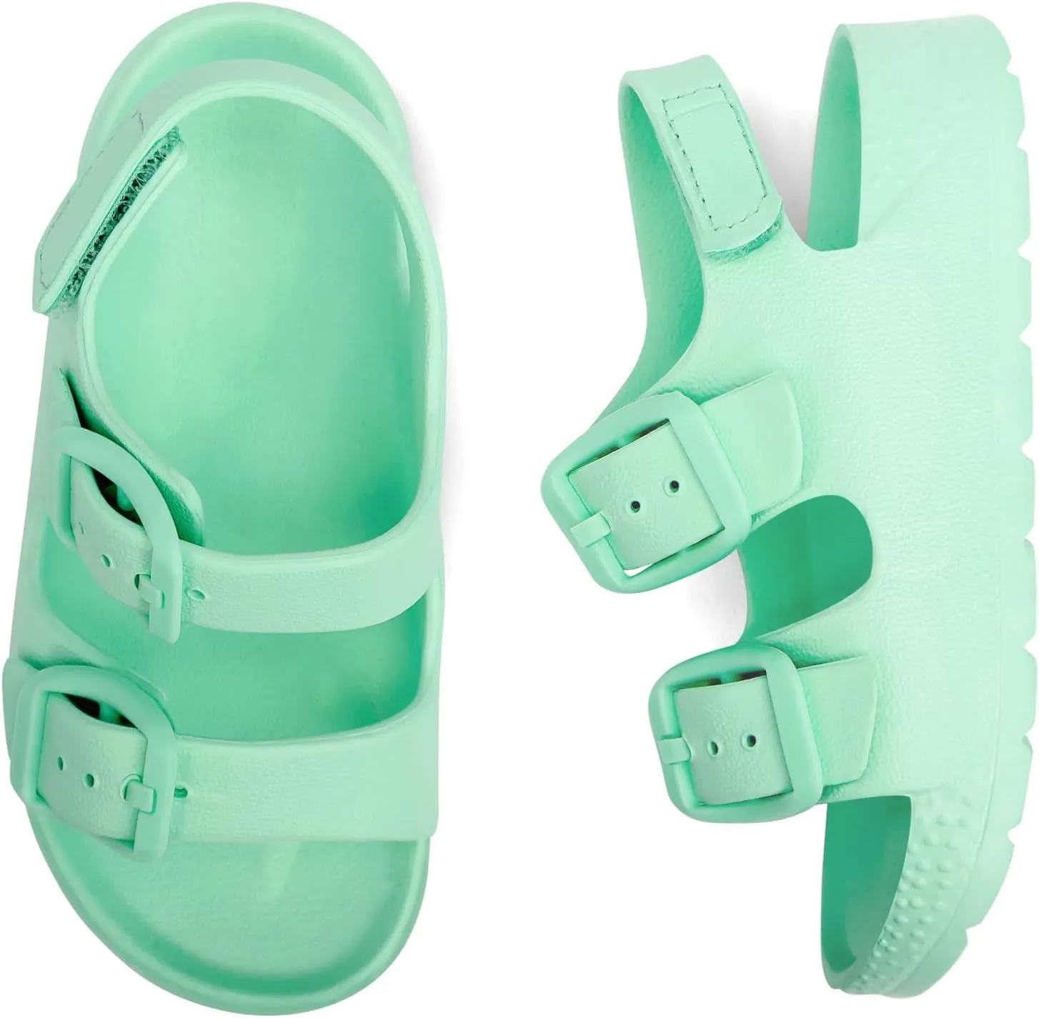 ChayChax Toddler Boys Girls Double Buckle Sandals Children's Adjustable Back Strap Water Sandal