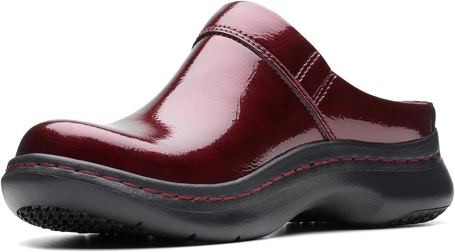 Clarks Unisex ClarksPro Clog Sneaker, Burgundy P, 0 US Women