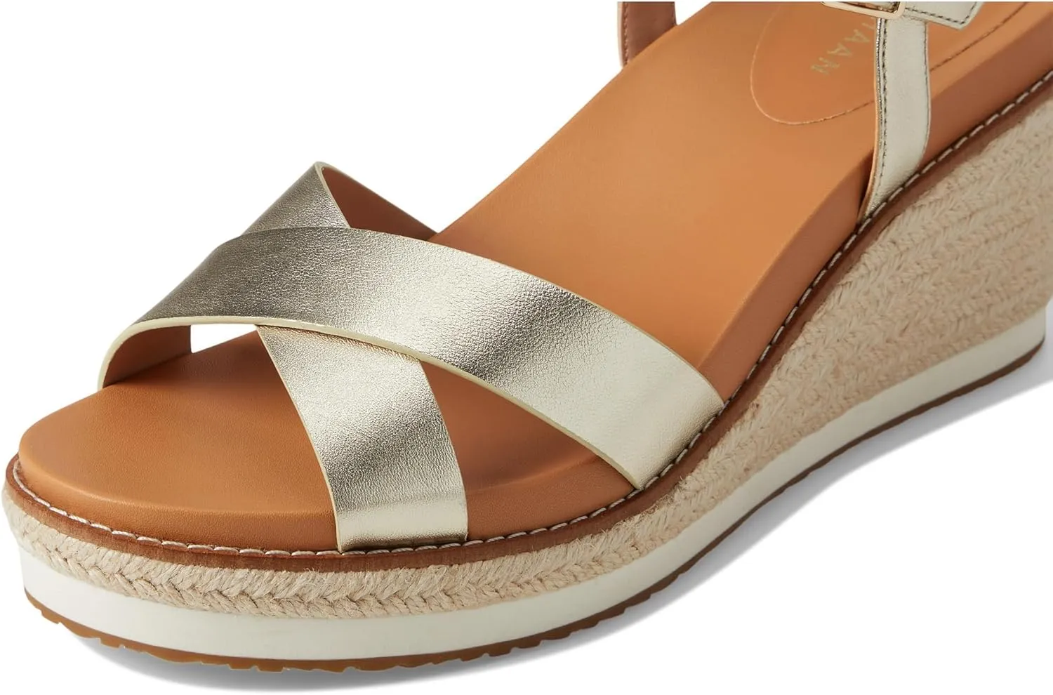 Cole Haan Women's Cloudfeel Silvee Espadrille Wedges 75mm Heeled Sandal