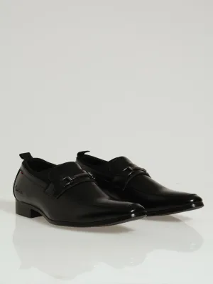 Comfort Knit Collar Slip In Loafer - Black