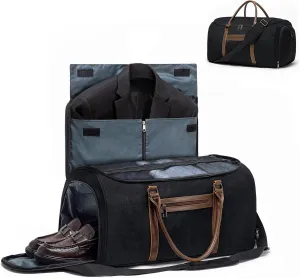 Convertible Garment Bag for Travel, Garment Duffle Bag with Organizer Insert Mesh Bag