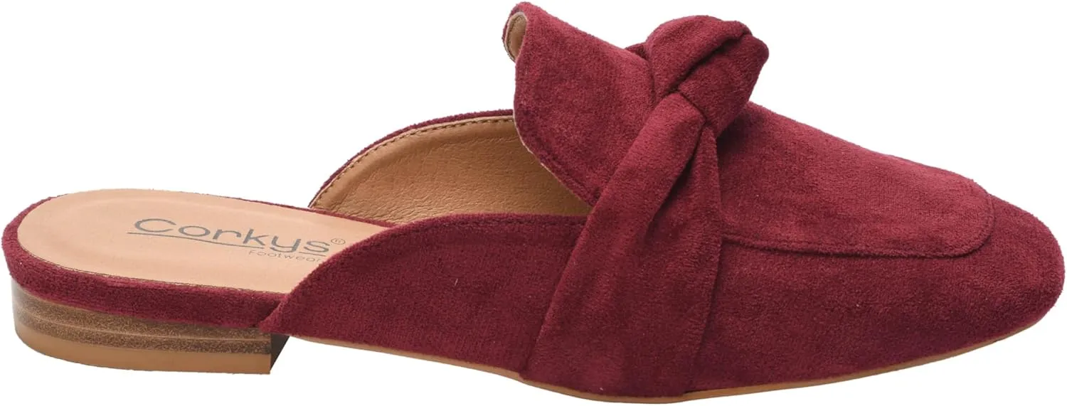 Corkys Footwear Women's Clingy Faux Suede Slip on Mule
