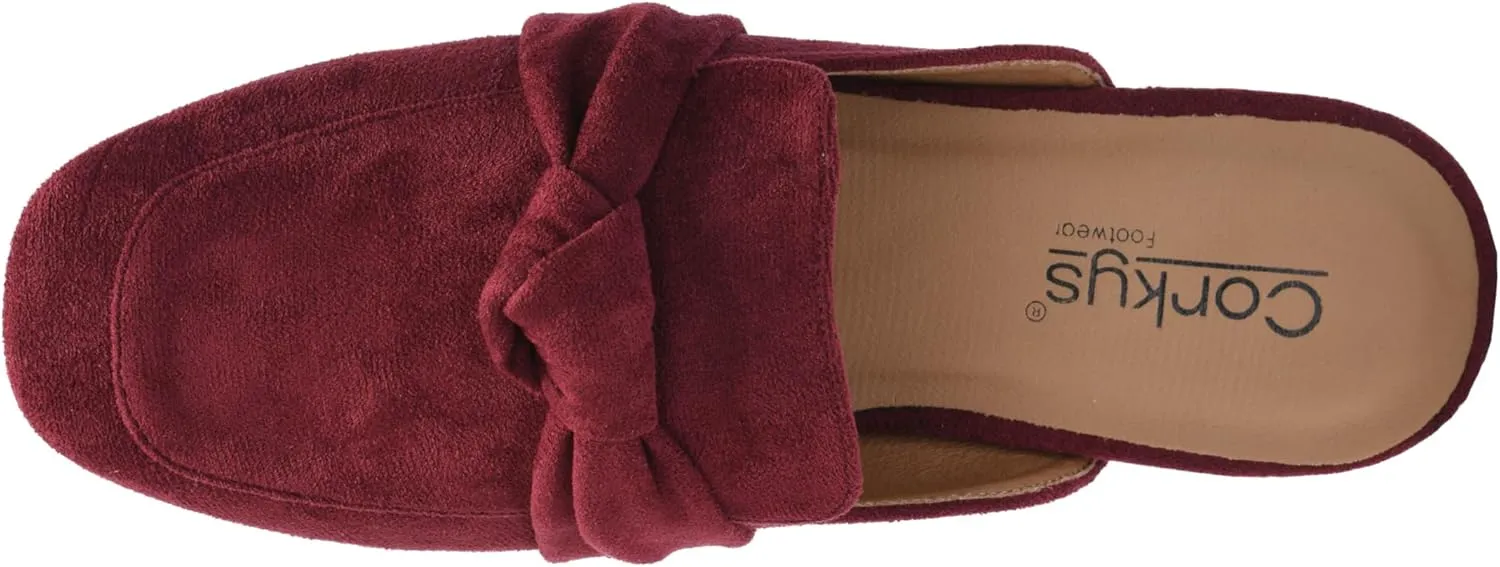 Corkys Footwear Women's Clingy Faux Suede Slip on Mule